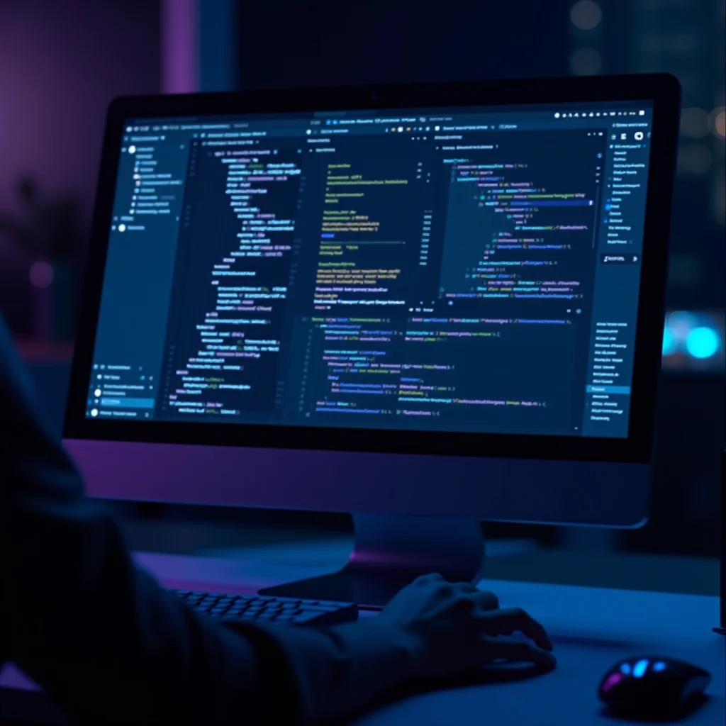 Funktionierender KI-Prototyp auf dem Bildschirm