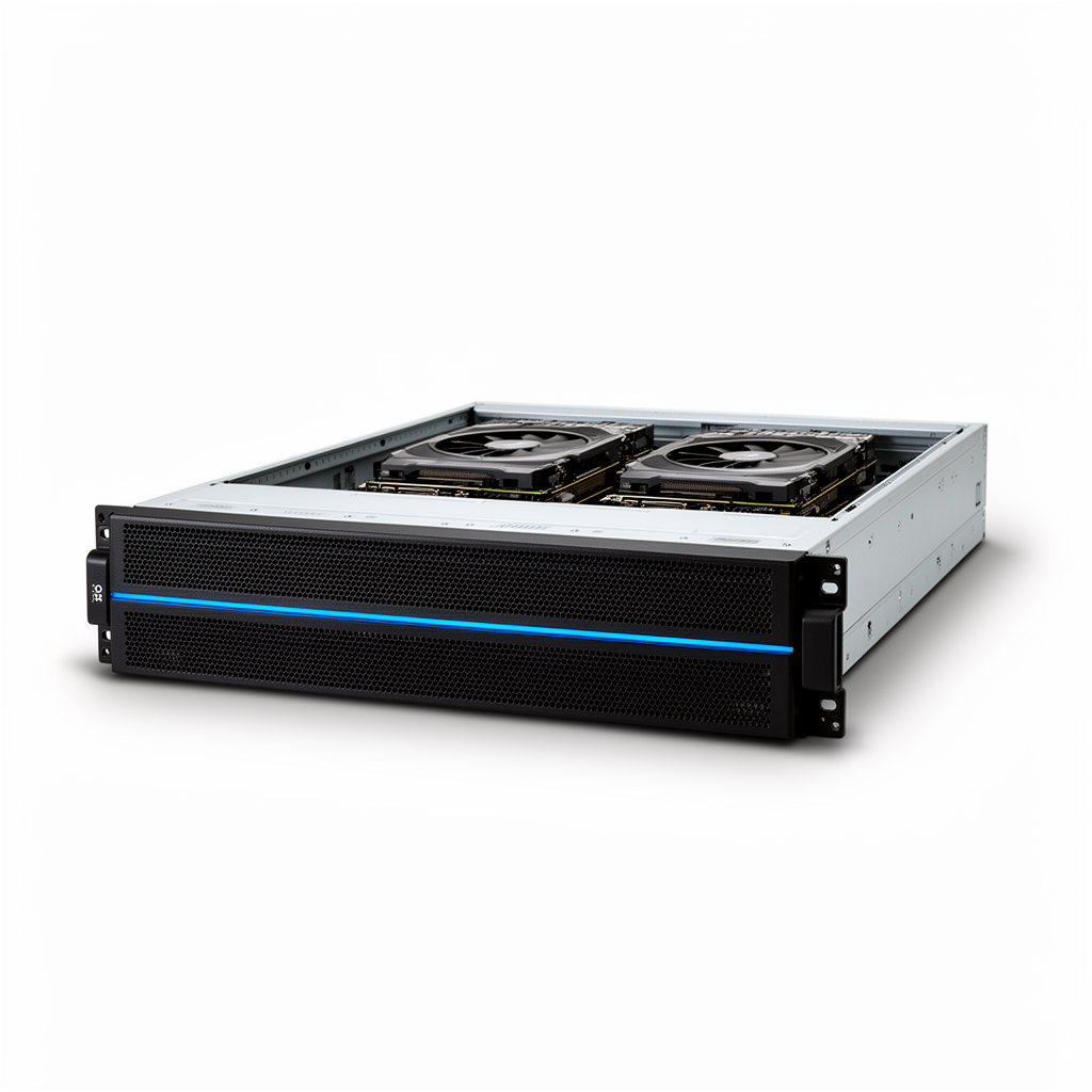 KI-Server 96 GB als 19-Zoll-Rack (Symbolbild)
