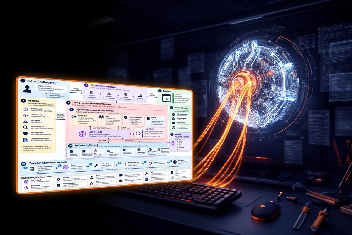 Coding Harness: Wie KI Zugriff auf die reale Welt bekommt